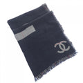 Chanel Stole Scarf Black