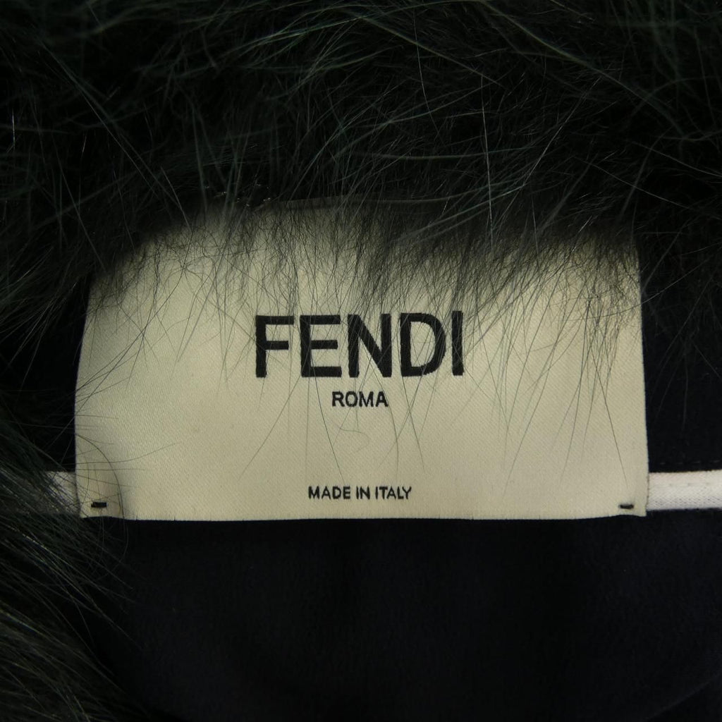 Fendi Coat Navy — view 5