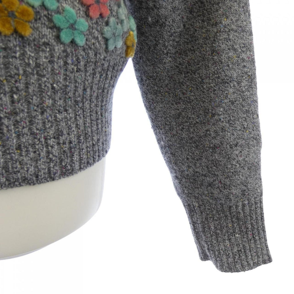 Chanel Knit Sweater Gray — view 6