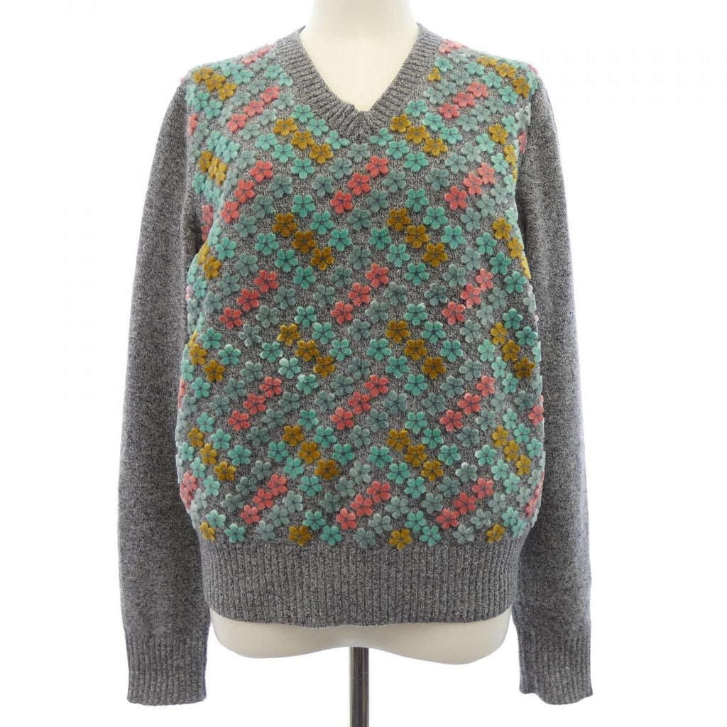 Chanel Knit Sweater Gray