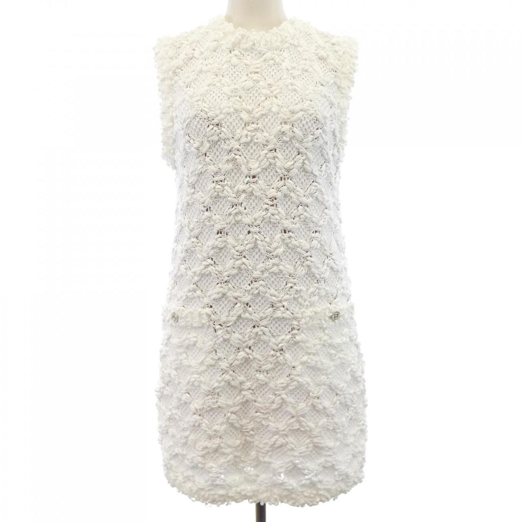 Chanel Look Dress White