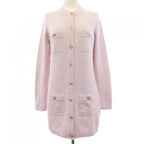 Chanel Long Cardigan Pink