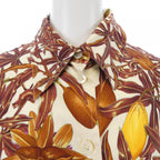 Hermes Vintage Passiflores Twill Reine Shirt — view 5