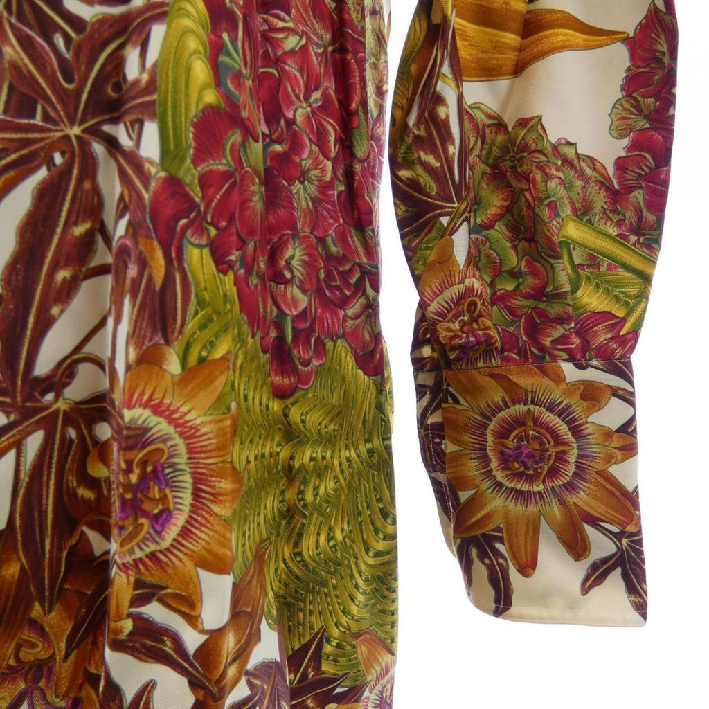 Hermes Vintage Passiflores Twill Reine Shirt — view 6