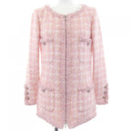 Chanel Collarless Jacket White