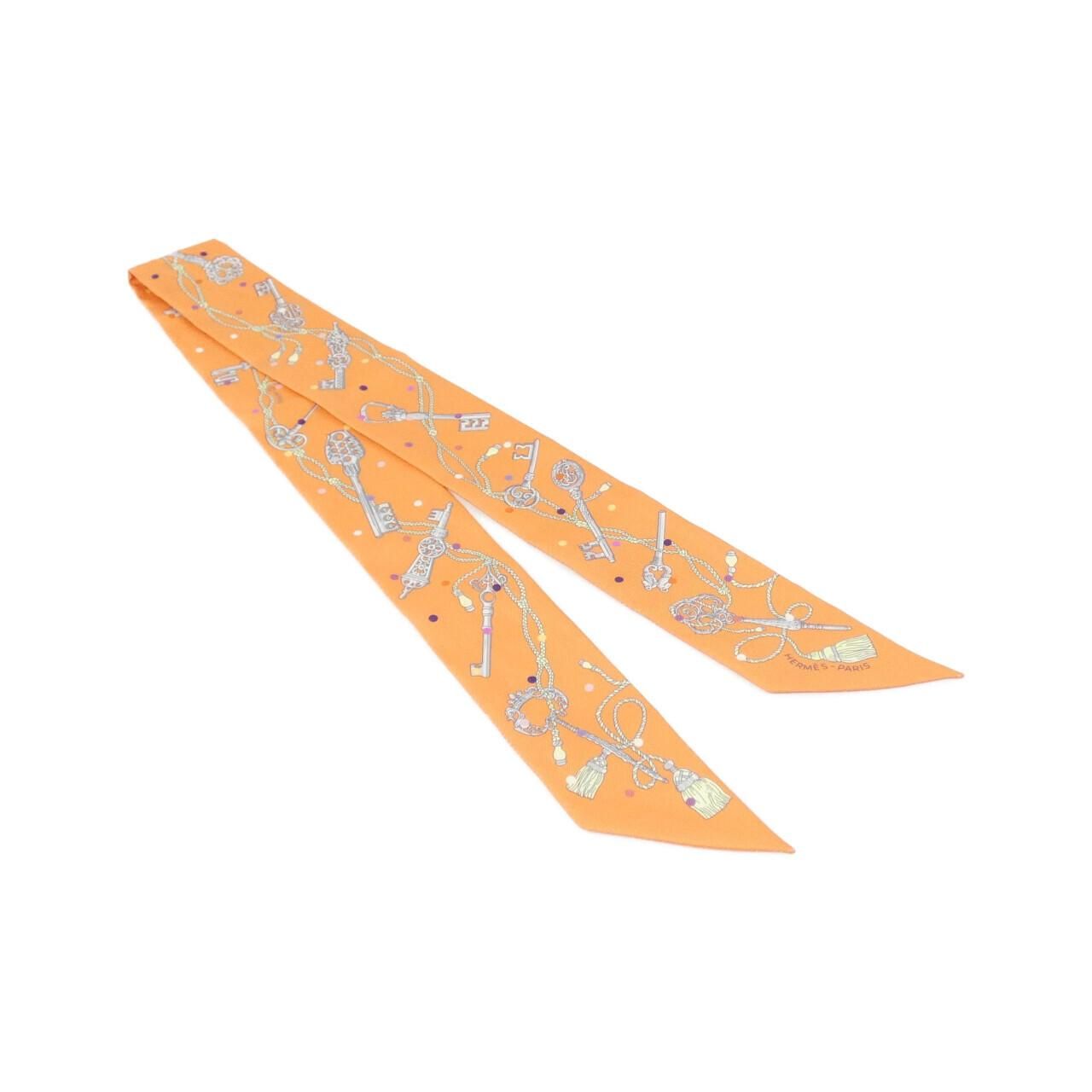 Hermes les Cles a Pois Twilly Scarf