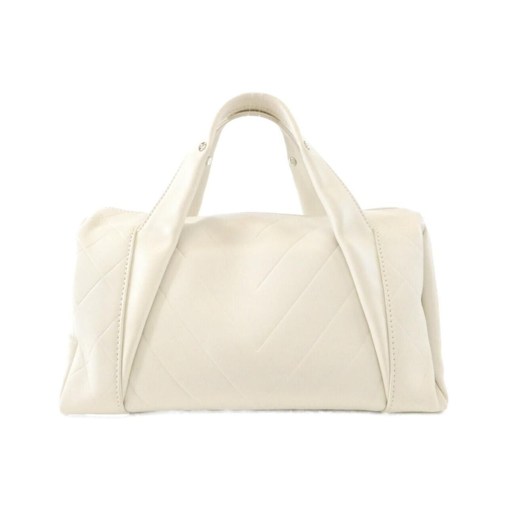 Chanel Boston Bag Travel Bags White — view 2