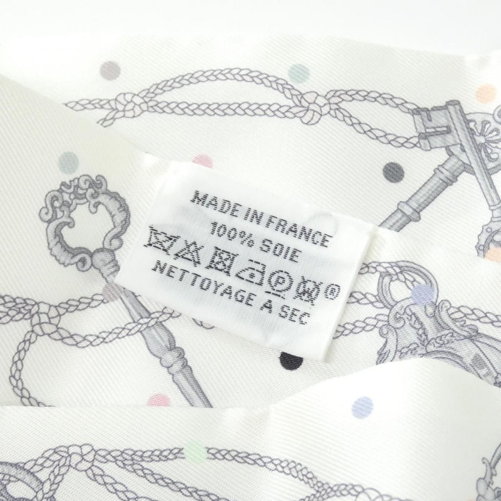 Hermes les Cles a Pois Twilly Scarf — view 3