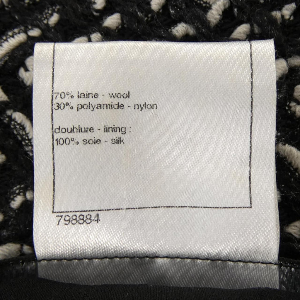 Chanel Collarless Jacket Black — view 3
