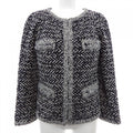 Chanel Collarless Jacket Black