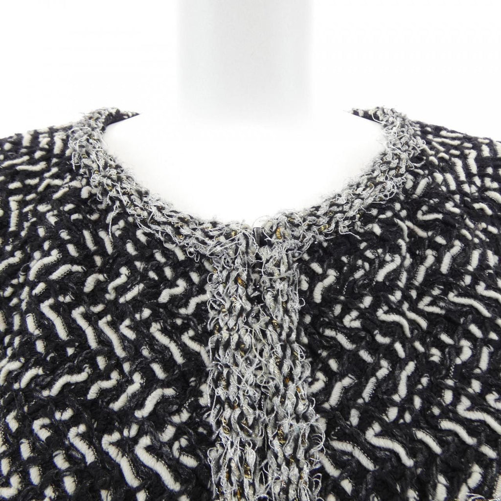 Chanel Collarless Jacket Black — view 5