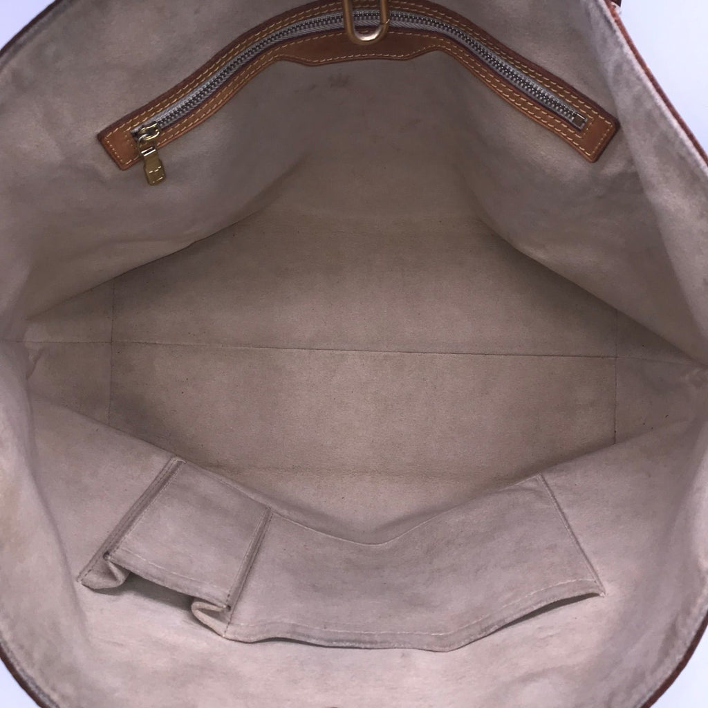 Louis Vuitton Damier Azur Hampstead MM Tote Shoulder Bag Price Negotiation — view 5