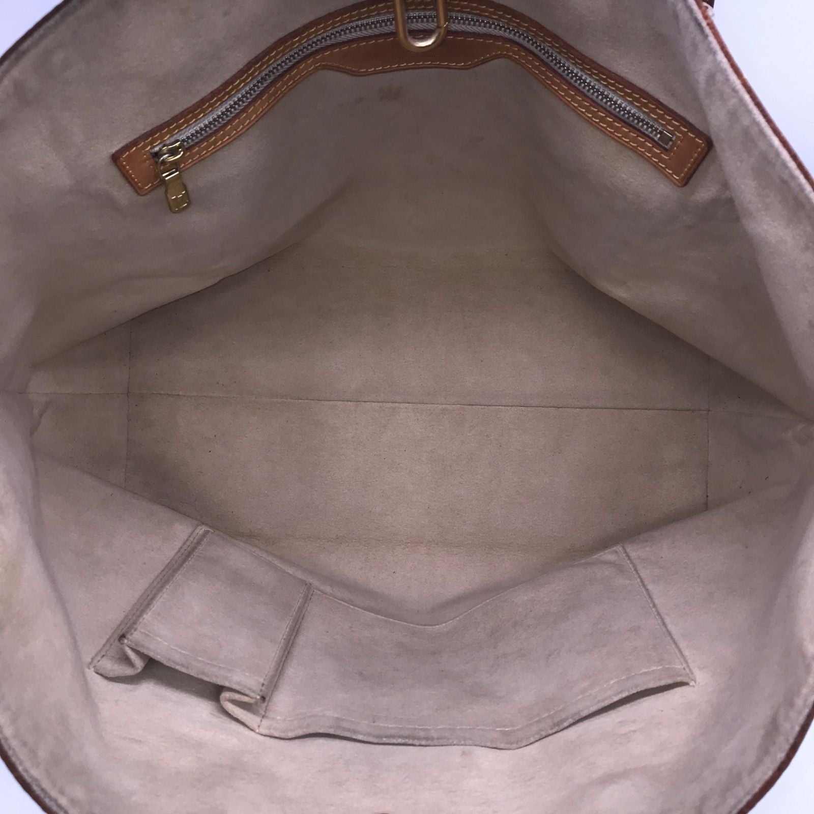 Louis Vuitton Damier Azur Hampstead MM Tote Shoulder Bag Price Negotiation — view 5