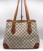 Louis Vuitton Damier Azur Hampstead MM Tote Shoulder Bag Price Negotiation — view 2