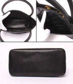 Chanel Tote Caviar Leather CC Logo Gold — view 3