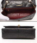 Chanel Chain Shoulder Bag Gold Single Flap Diana 25 Quilted Lambskin — view 3