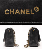 Chanel Chain Shoulder Bag Gold Single Flap Diana 25 Quilted Lambskin — view 4