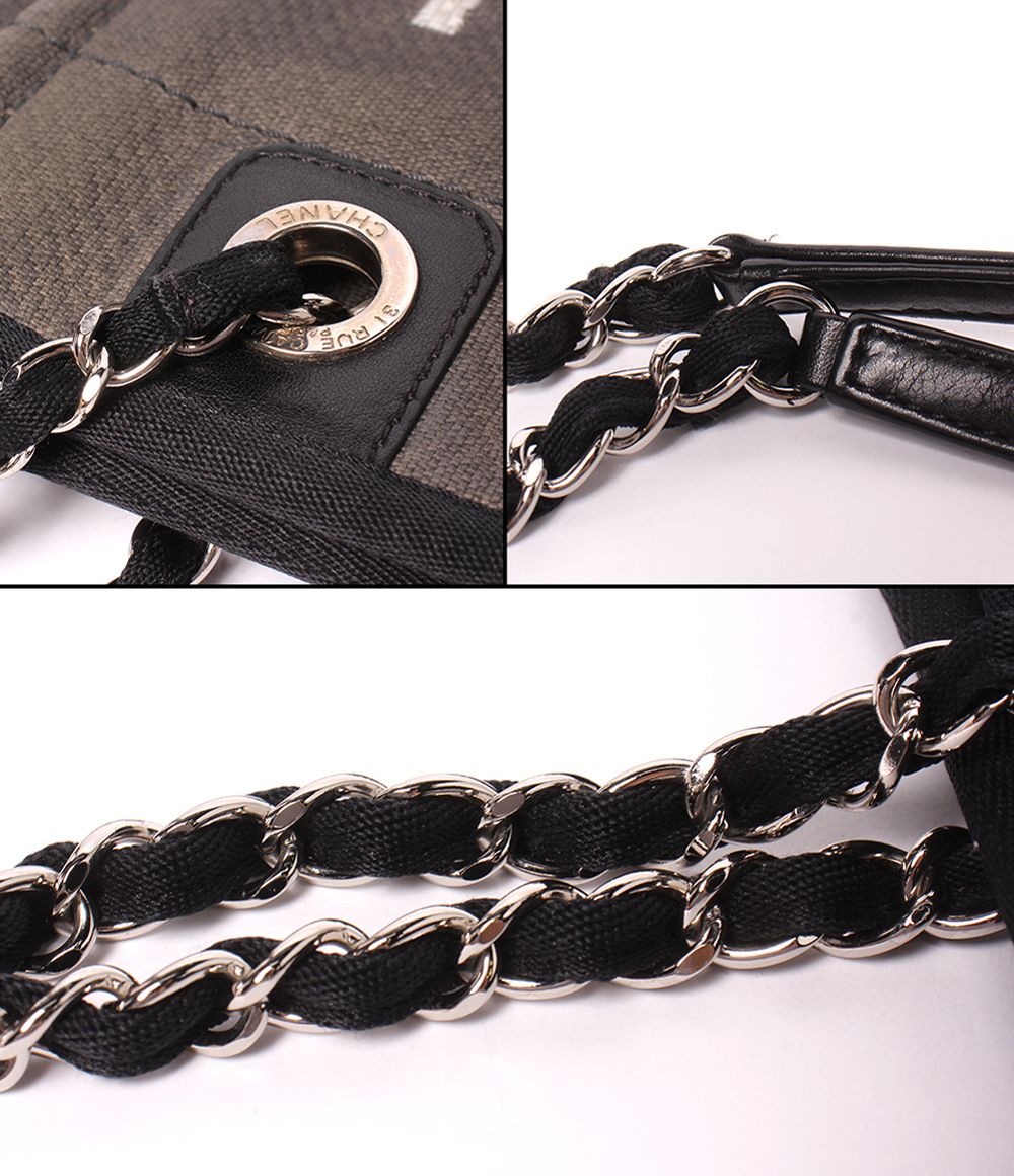 Chanel Chain Tote Deauville PM — view 8