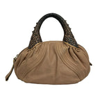 Fendi Handbag Mini Spy Bag Pink Beige Leather