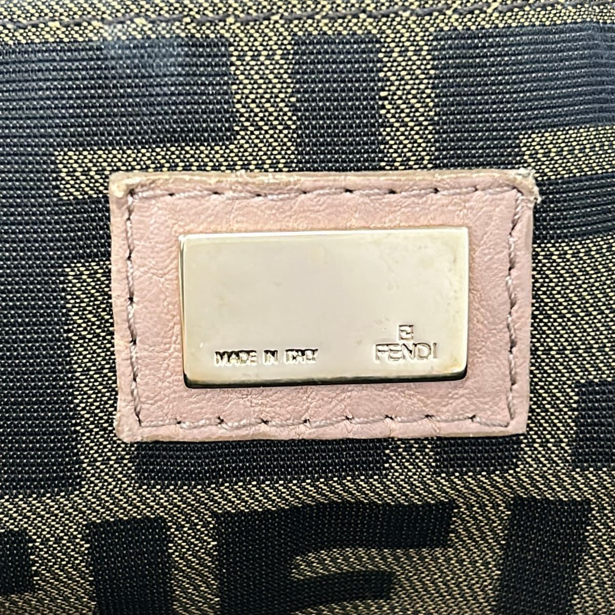 Fendi Handbag Mini Spy Bag Pink Beige Leather — view 8