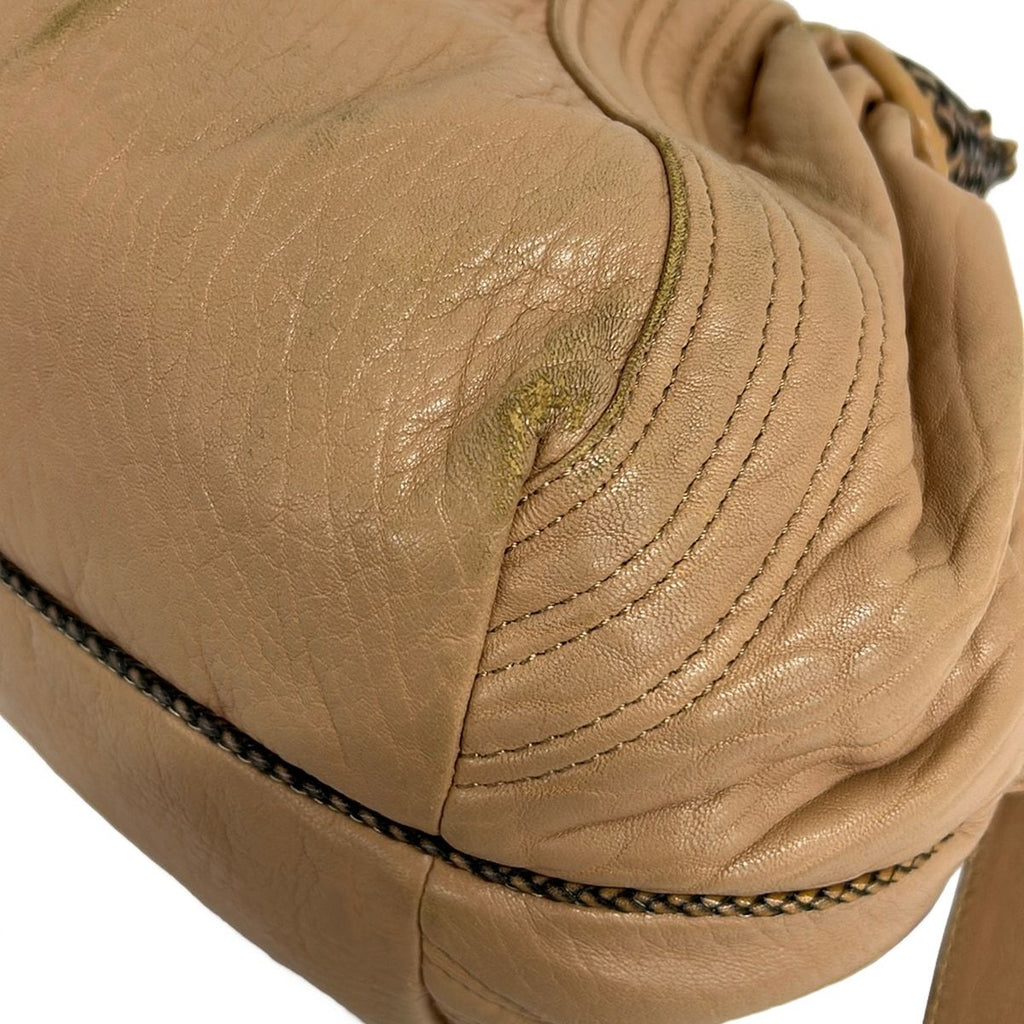 Fendi Handbag Mini Spy Bag Pink Beige Leather — view 6