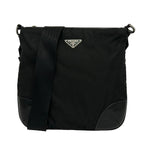 Prada Shoulder Bag Black Leather