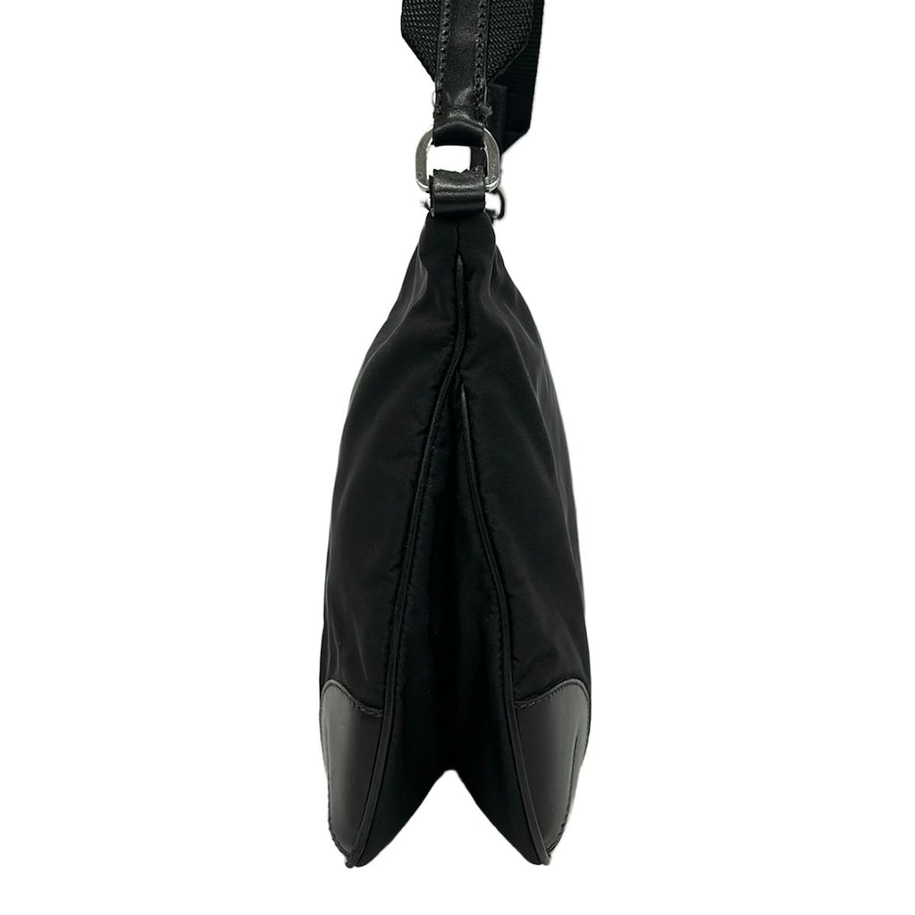 Prada Shoulder Bag Black Leather — view 4