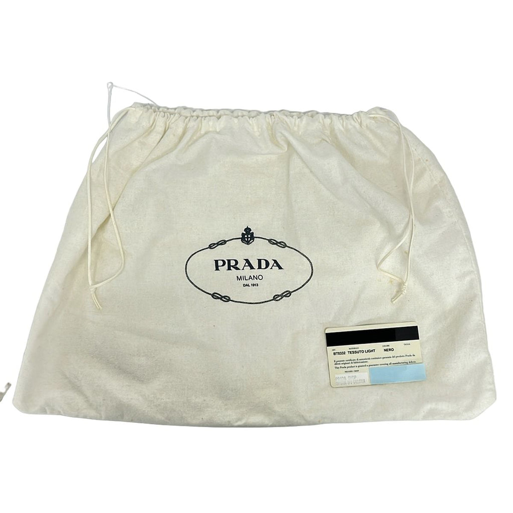 Prada Shoulder Bag Black Leather — view 8