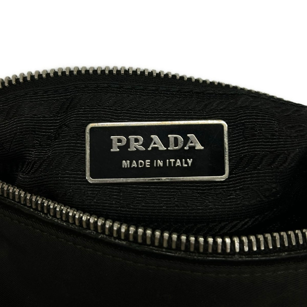 Prada Shoulder Bag Black Leather — view 9