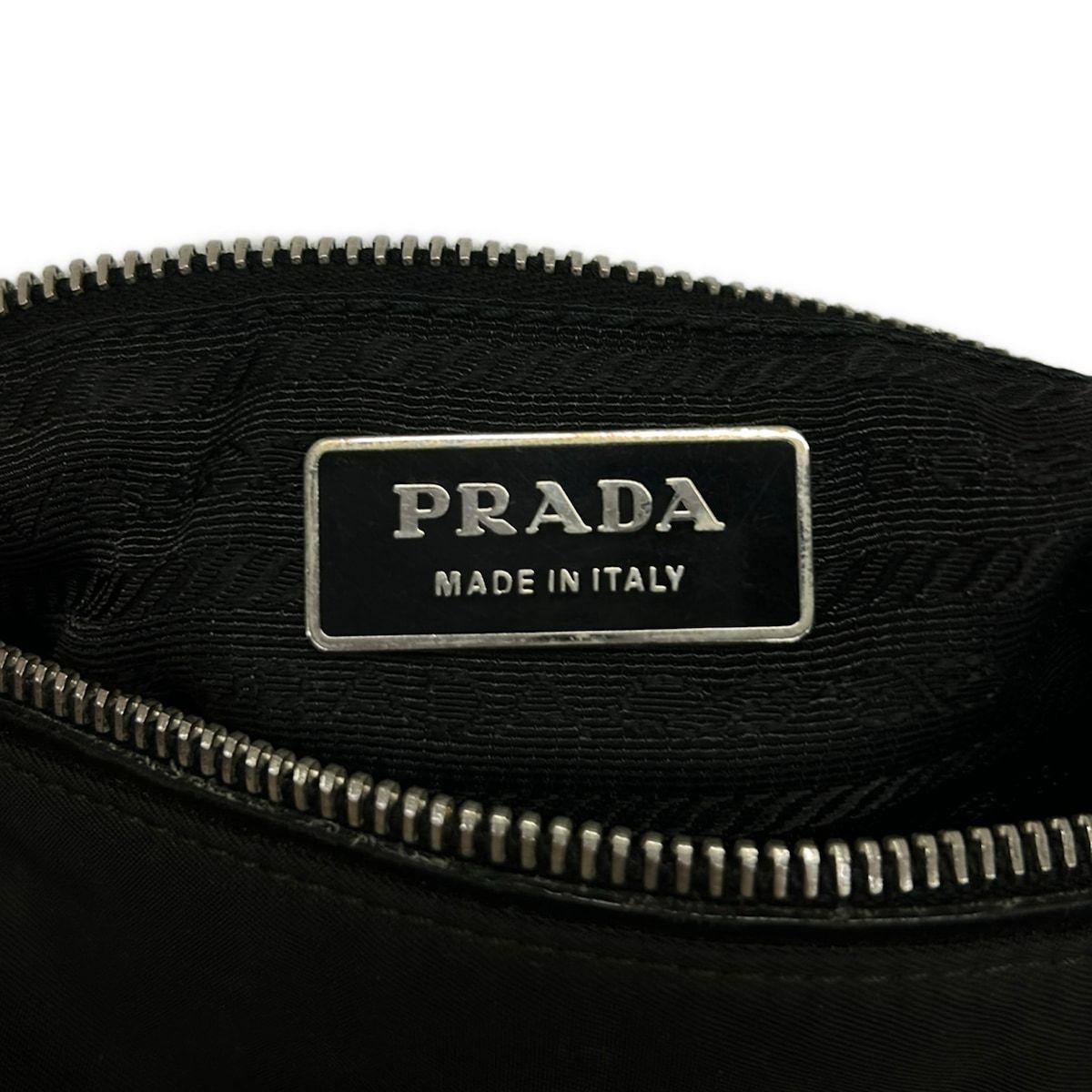 Prada Shoulder Bag Black Leather — view 9