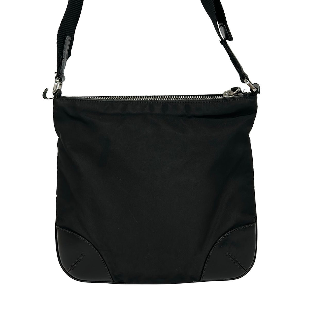Prada Shoulder Bag Black Leather — view 3