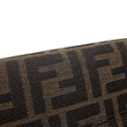 Fendi Roll FF Jacquard Mini Canvas Leather 2-Way Shoulder — view 7