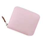 Hermes Coin Case Azap Compact Silk in Mauve Sylvestre Silver Epsom