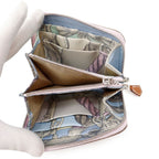 Hermes Coin Case Azap Compact Silk in Mauve Sylvestre Silver Epsom — view 4