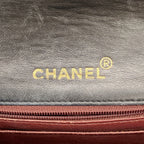 Chanel Shoulder Bag Mini Quilted Lambskin Black Gold — view 5