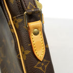 Louis Vuitton Shoulder Bag Monogram Danube Brown — view 8