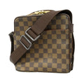 Louis Vuitton Shoulder Bag Damier Olaf PM Ebene