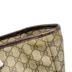 Gucci Tote GG Supreme Brown Silver — view 7