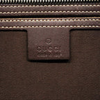 Gucci Tote GG Supreme Brown Silver — view 5