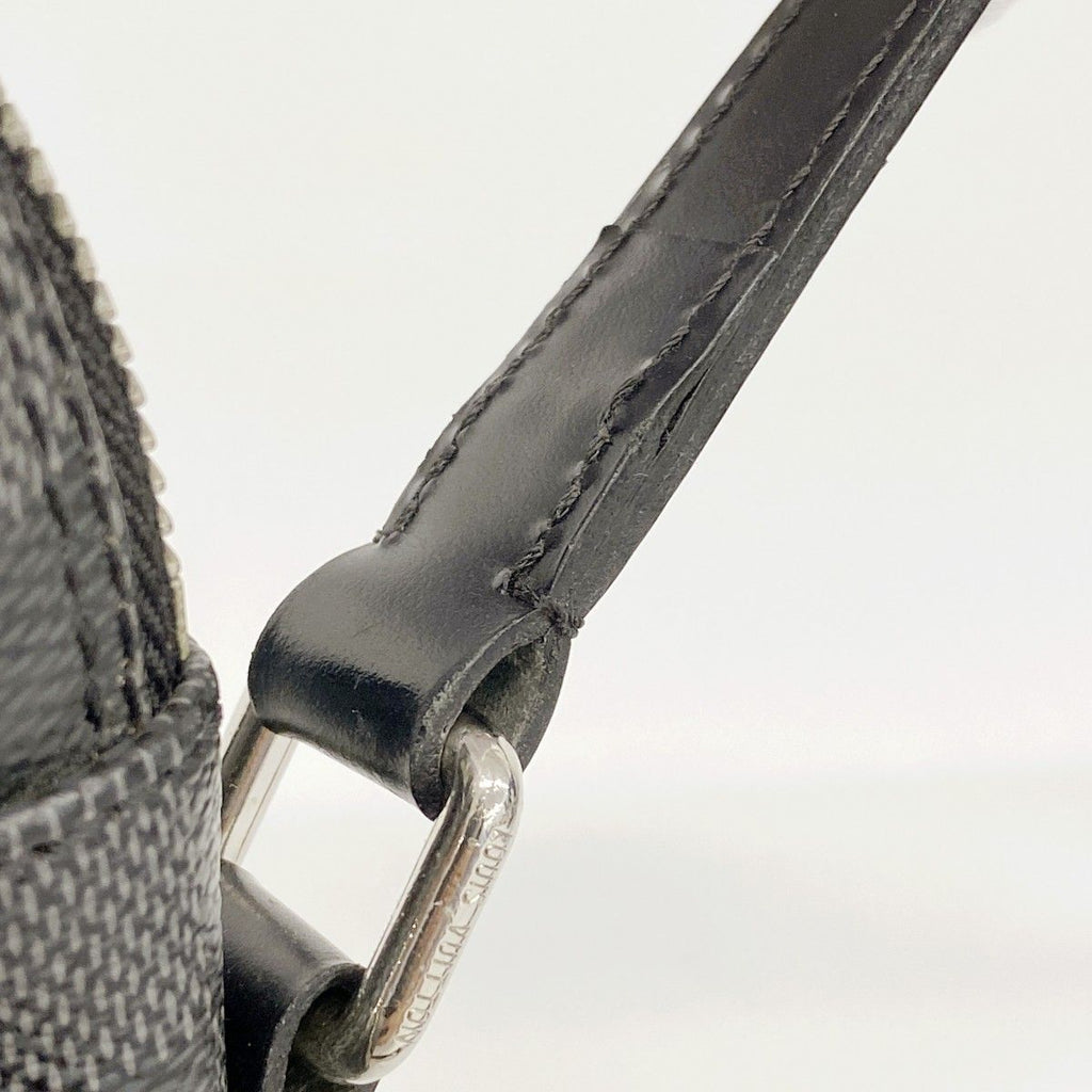 Louis Vuitton Shoulder Bag Damier Graphite Rem Black Gray — view 7