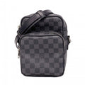 Louis Vuitton Shoulder Bag Damier Graphite Rem Black Gray