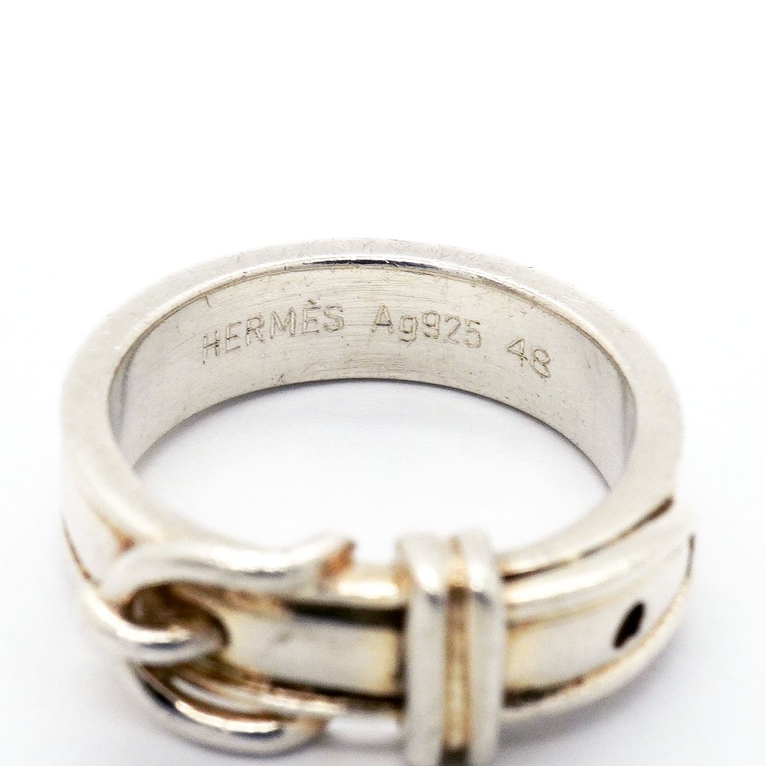 Hermes Ring Ceinture 925 Sterling Silver — view 4