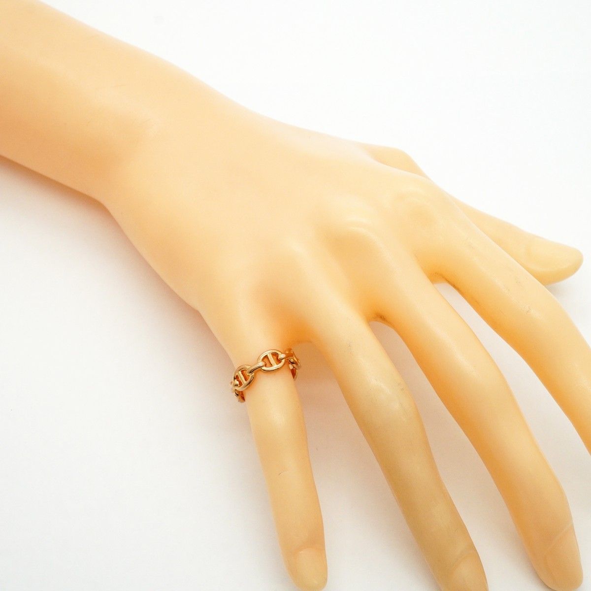 Hermes Ring Enchainee Chaine D'ancre 18k Pink Gold — view 8