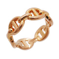 Hermes Ring Enchainee Chaine D'ancre 18k Pink Gold