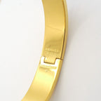 Hermes Bangle Clic Clac PM Gold Plated Blackcles Di Bracelet — view 5