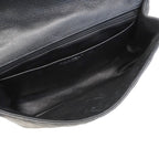 Chanel Shoulder Bag Maxi Quilted Caviar Leather Black Silver — view 4