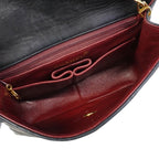 Chanel Shoulder Bag Quilted Lambskin Black Gold — view 4