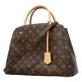 Louis Vuitton Handbag Monogram Mont MM Brown 2-Way