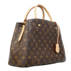 Louis Vuitton Handbag Monogram Mont MM Brown 2-Way — view 2