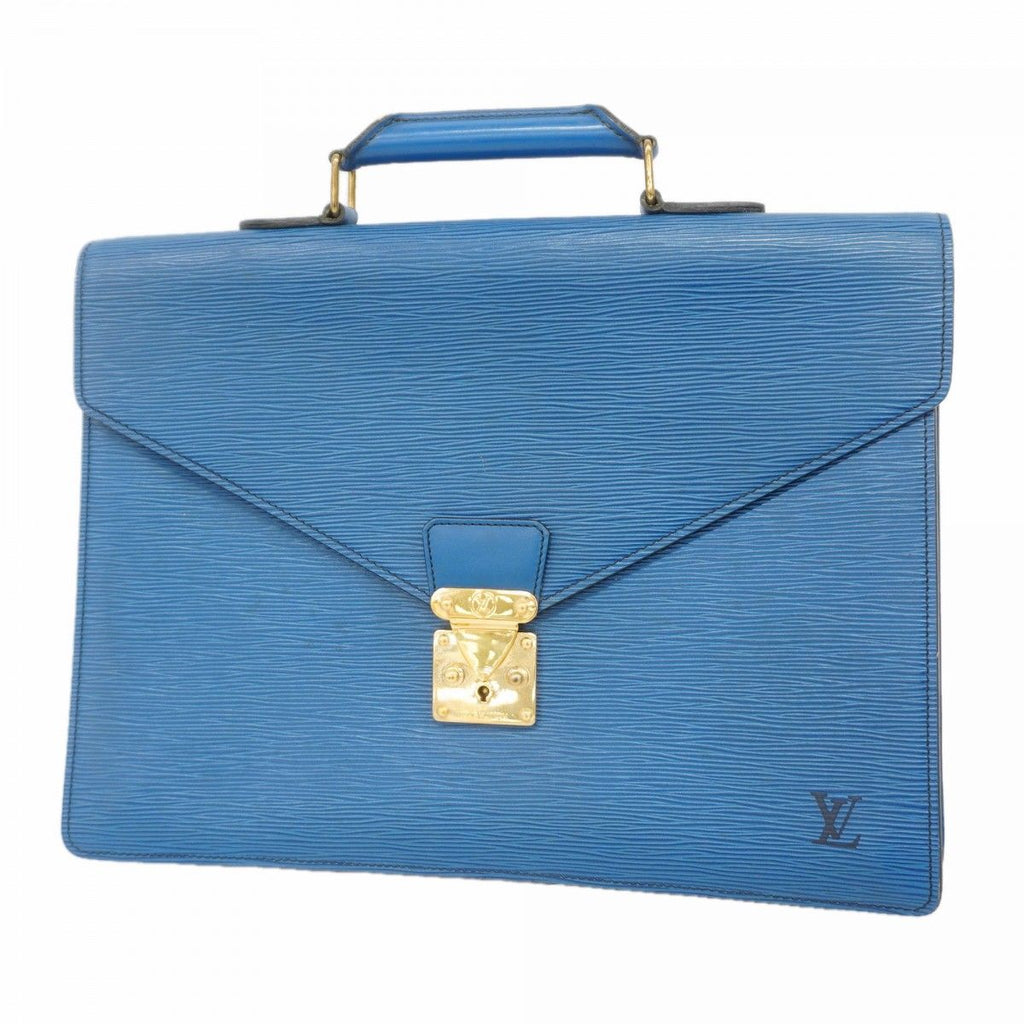 Louis Vuitton Briefcase Epi Blue